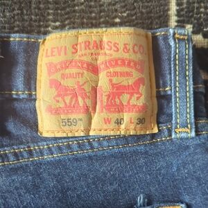 Levi's Men's Dark Blue Relaxed Jeans